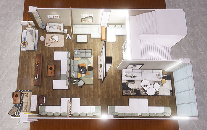 家具展廳設計|實木家具展廳|家具展廳布置